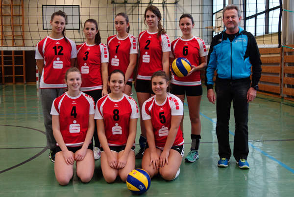 Das siegreiche Volleyball-Team der BHAK/BHAS Zwettl